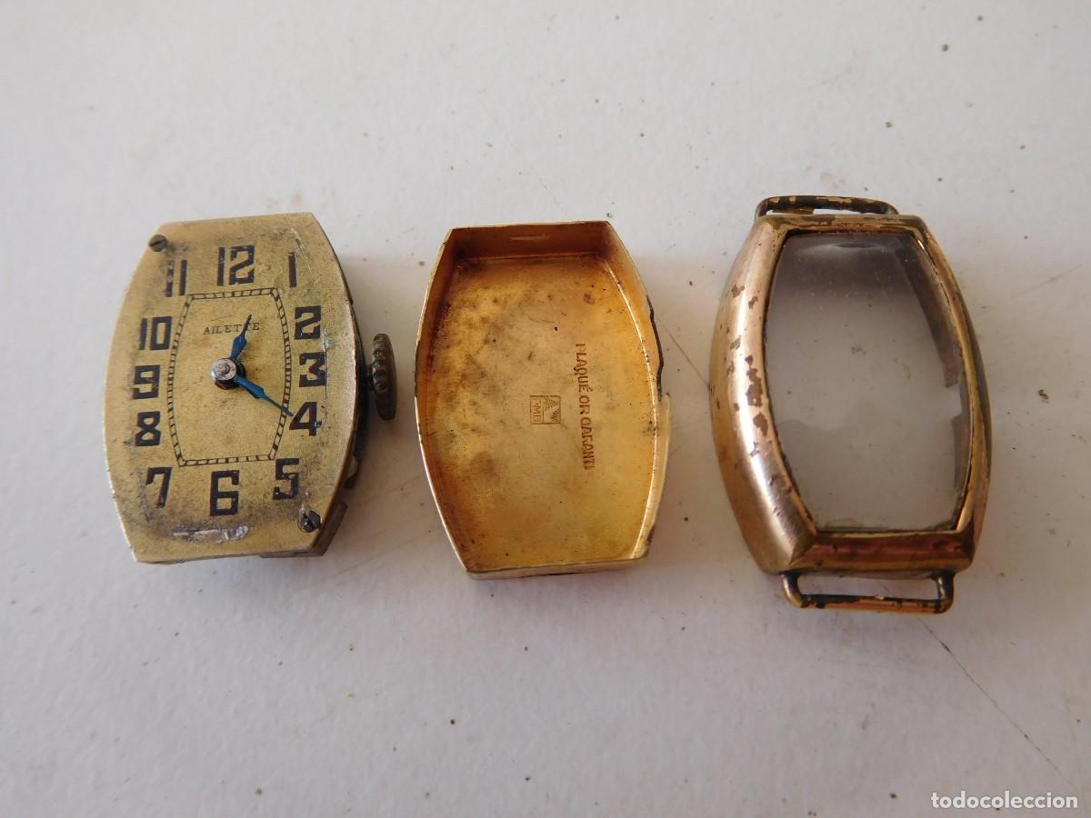 Relojes de pulsera: Reloj antiguo Ailette - Foto 3
