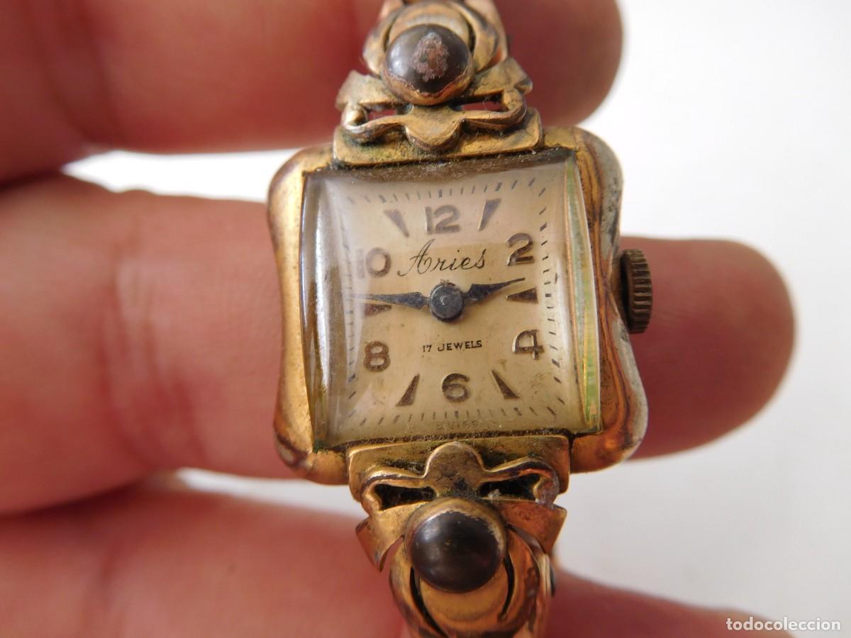 Relojes de pulsera: Reloj antiguo Aries - Foto 1