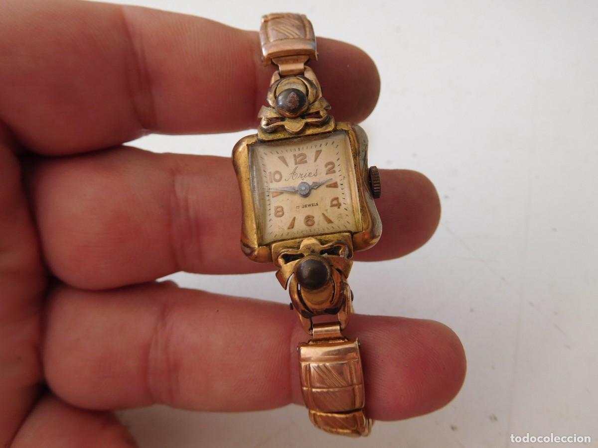Relojes de pulsera: Reloj antiguo Aries - Foto 3