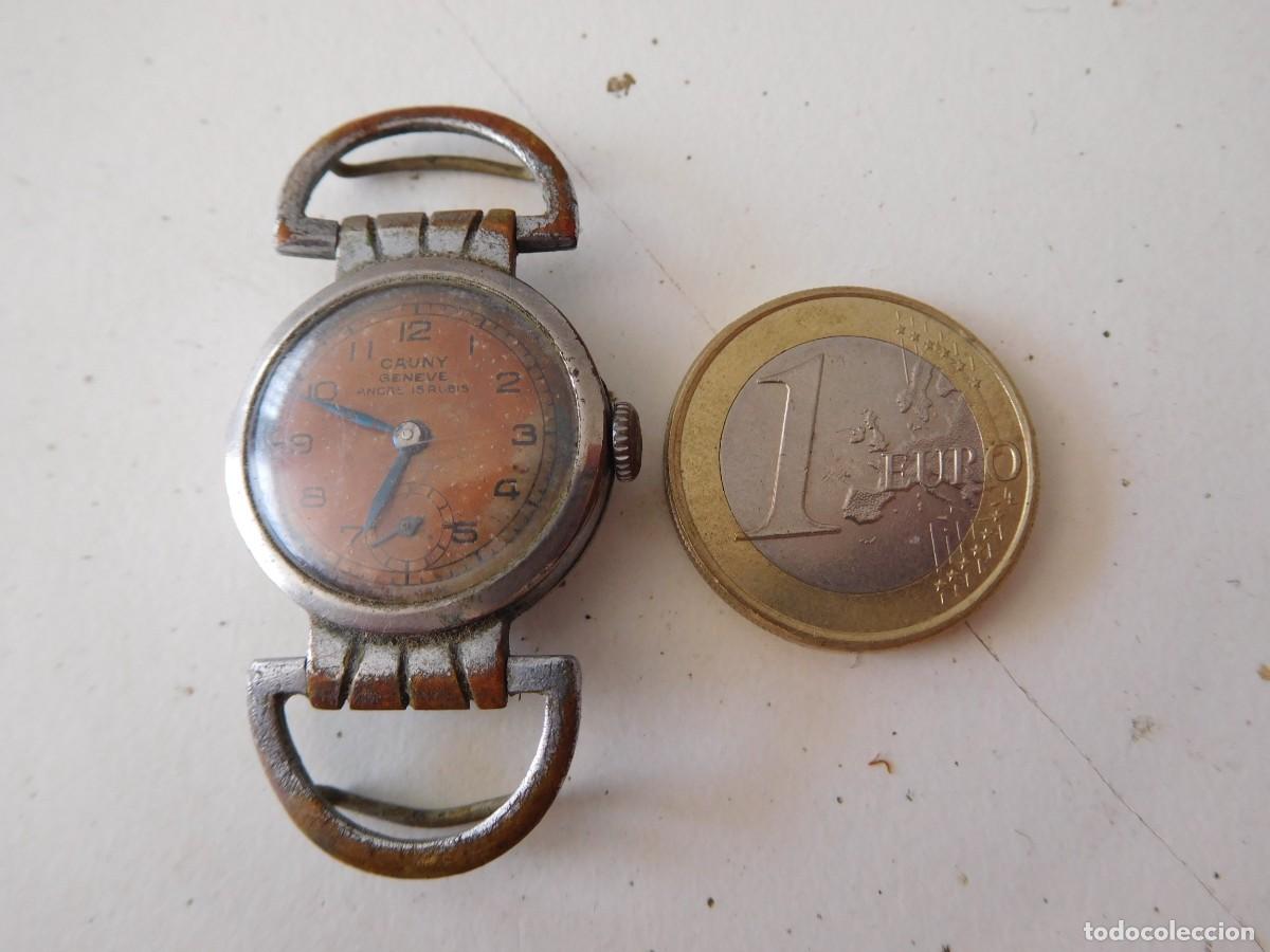 Relojes de pulsera: Reloj antiguo Cauny - Foto 5