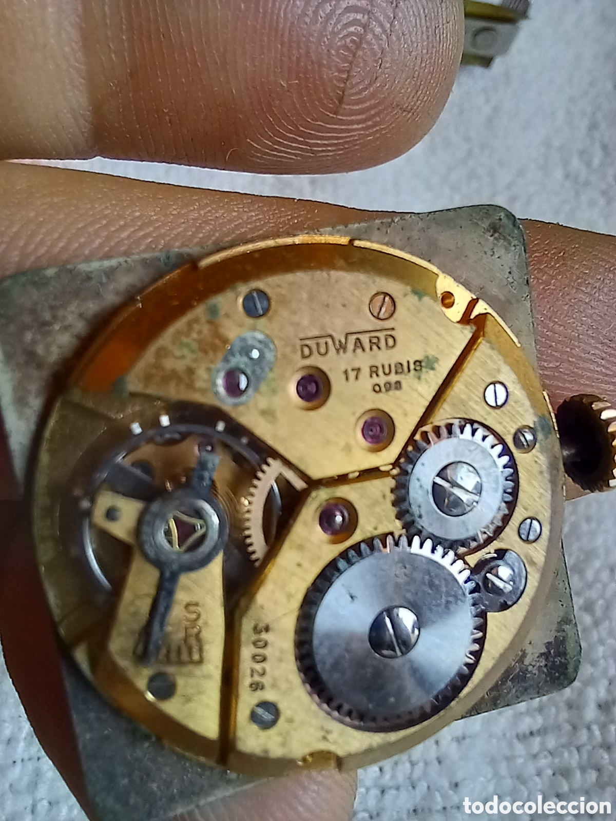Relojes de pulsera: ANTIGUO RELOJ DUWARD - Foto 6