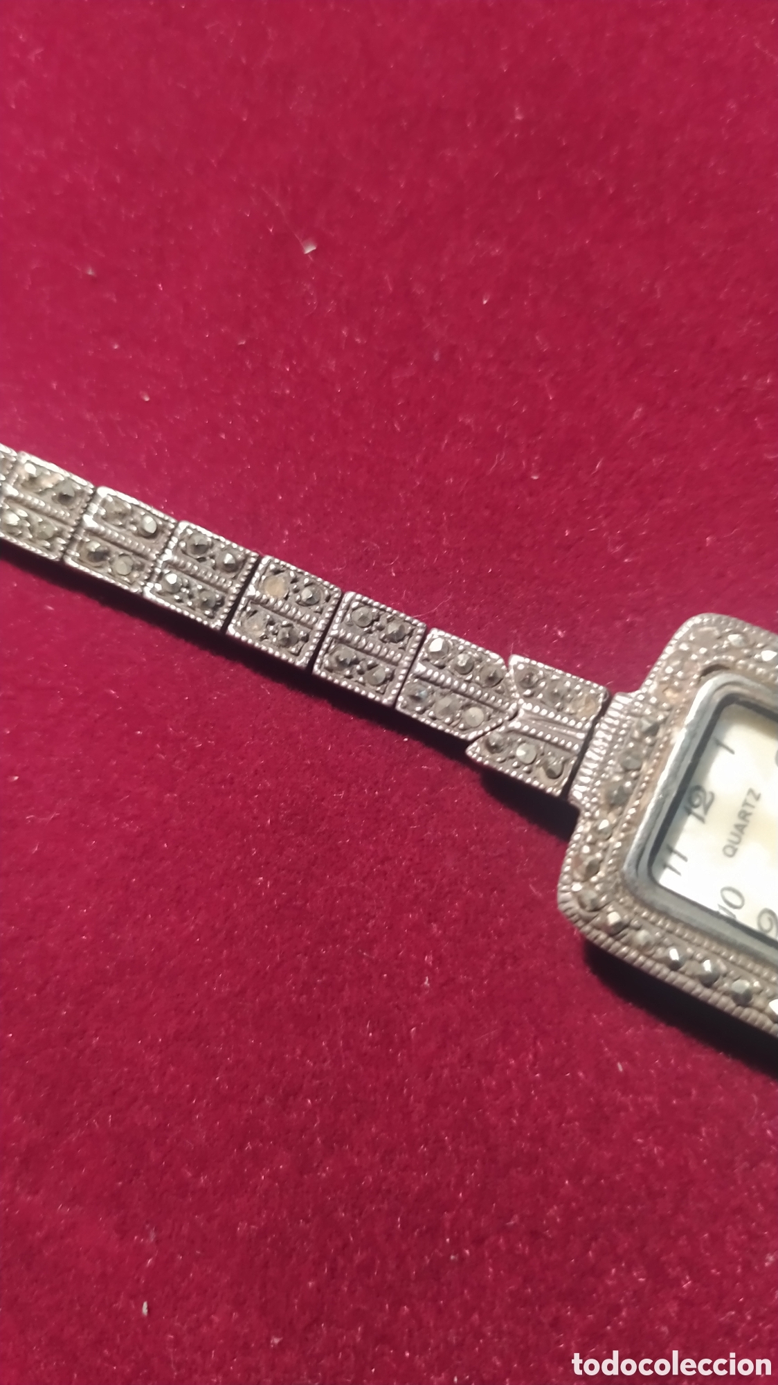 Relojes de pulsera: Reloj de plata y marquesitas - Foto 5