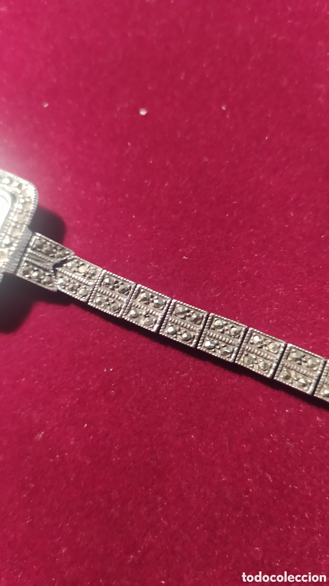 Relojes de pulsera: Reloj de plata y marquesitas - Foto 7