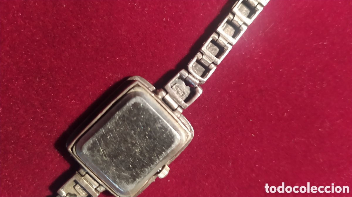 Relojes de pulsera: Reloj de plata y marquesitas - Foto 9