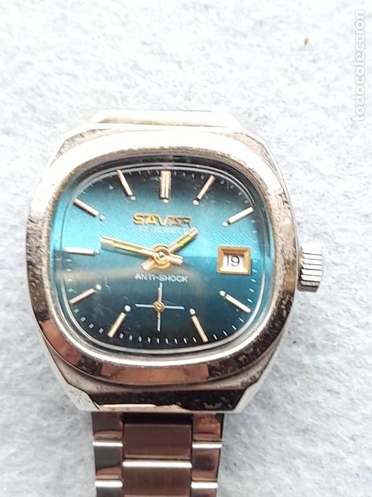 Relojes de pulsera: Reloj Marca Savar. Cl&aacute;sico de dama. Funcionando. - Foto 5