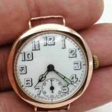 Relojes de pulsera: ANTIGUO RELOJ CARGA MANUAL. SWISS MADE, ORO 9 QUILATES