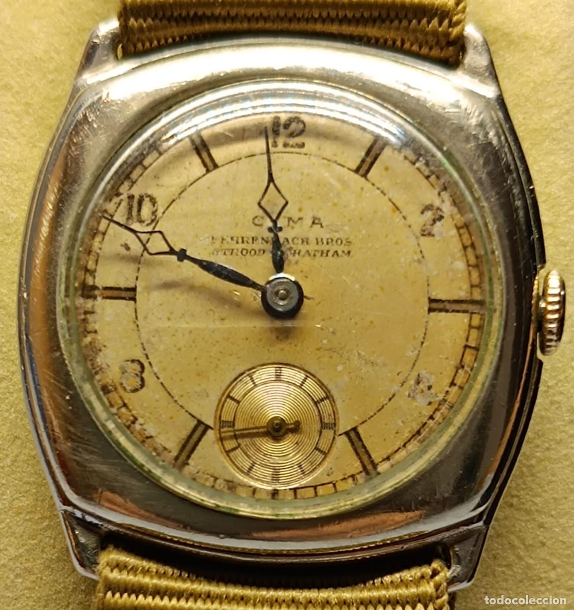 reloj antiguo de caballero de pasadores fijos, - Comprar Relógios antigos  de pulso carga manual no todocoleccion