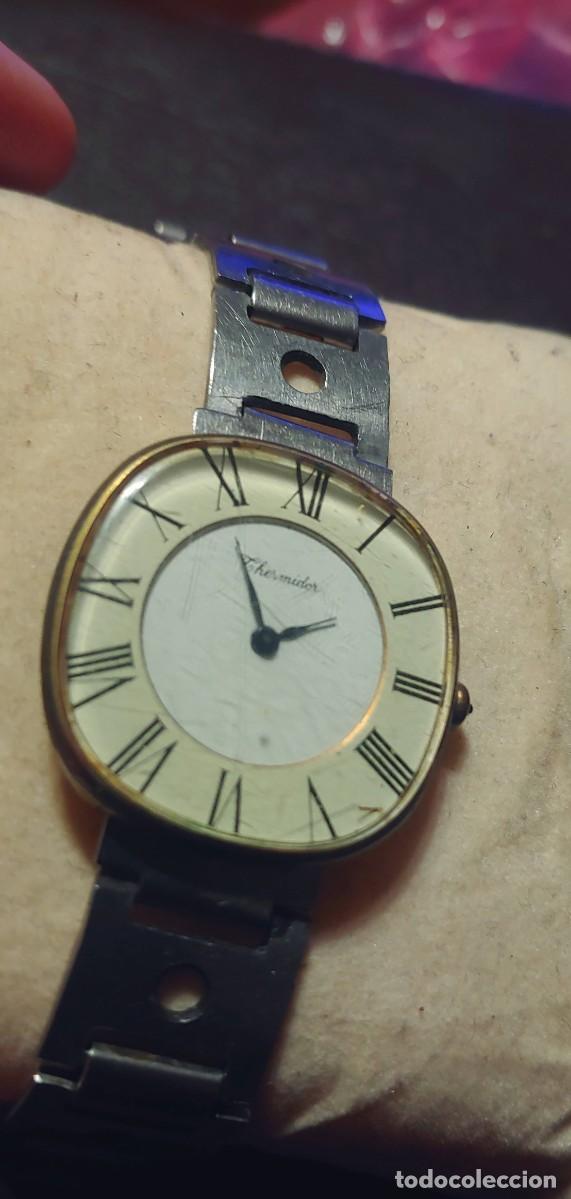 Relojes de pulsera: RELOJ THERMIDOR AUTOMATICO, CORREA ACERO - Foto 2