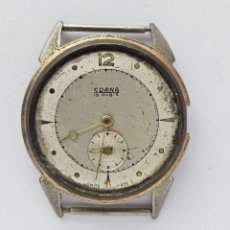 Relojes de pulsera: RELOJ SORNA ANTIMAGNETICO-15 JEWELS-SWISS MADE-CAJA-ESFERA-AGUJAS-CABALLERO-Ø 37,5 MM-AÑOS 50-60
