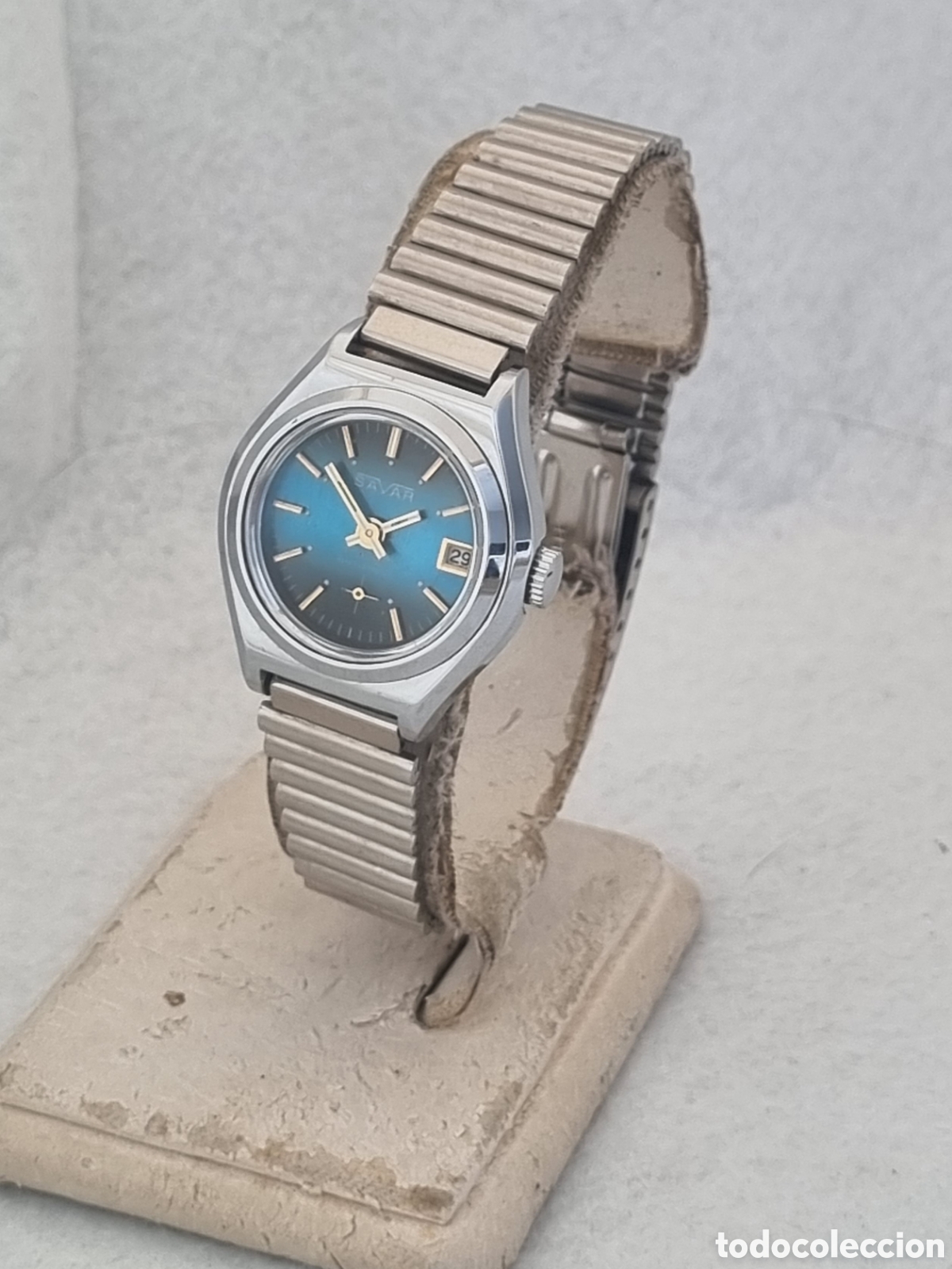Relojes de pulsera: Reloj Savar mec&aacute;nico NOS - Foto 2