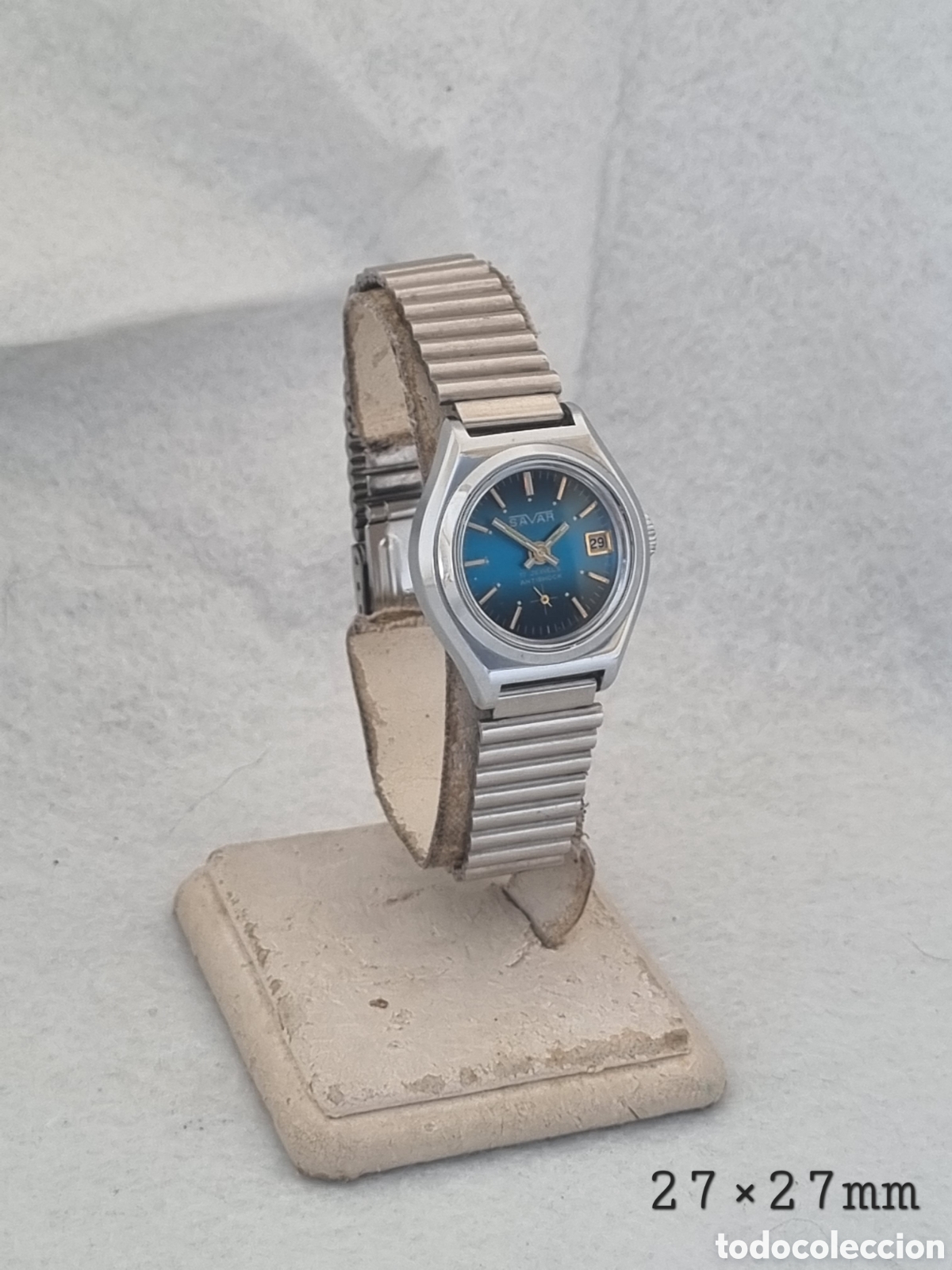 Relojes de pulsera: Reloj Savar mec&aacute;nico NOS - Foto 9
