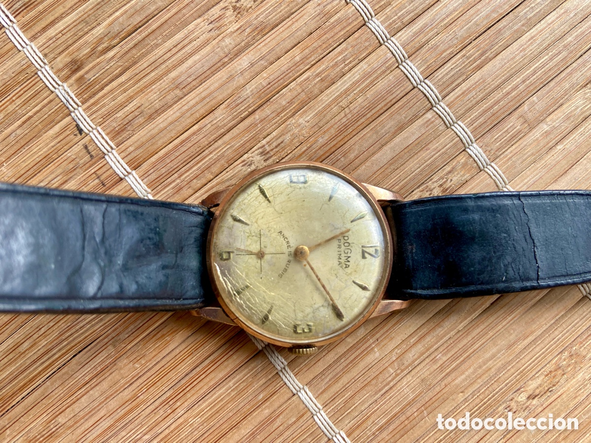 Relojes de pulsera: Dogma prima ancre 15 rub&iacute;s funciona - Foto 4