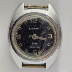 Relojes de pulsera: RELOJ LUCERNE-P2 TRICE WATCH INC-SWISS-1 JEWEL-DIÁMETRO ESFERA 18 MM-INCOMPLETO-UNBREAKABLE-AÑOS 70