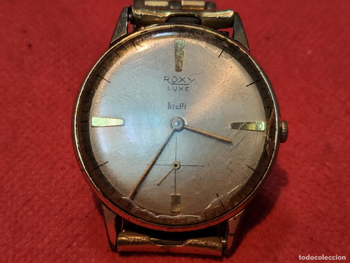 Relojes de pulsera: RELOJ ROXY CARGA MANUAL, CHAPADO ORO - Foto 2
