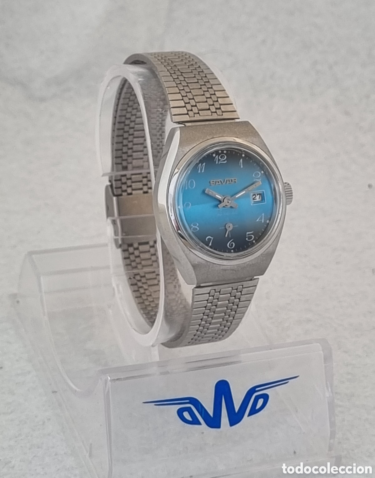 Relojes de pulsera: Reloj Savar mec&aacute;nico NOS - Foto 3