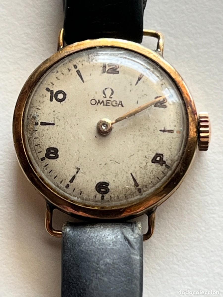 Relojes de pulsera: ANTIGUO RELOJ OMEGA ORO - Foto 2