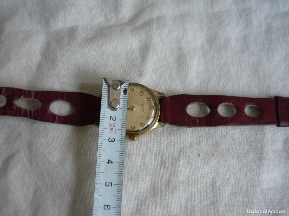 Relojes de pulsera: Reloj de pulsera Act&iacute;on a cuerda funcionando - Foto 7