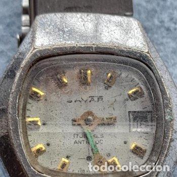 Relojes de pulsera: Reloj Marca Savar. Cl&aacute;sico de dama. - Foto 9