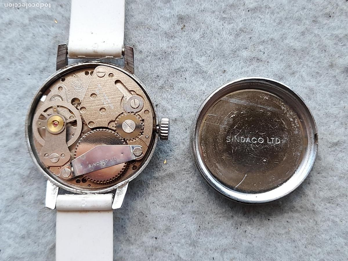 Relojes de pulsera: Reloj Marca Sindaco. Cl&aacute;sico de dama. - Foto 8