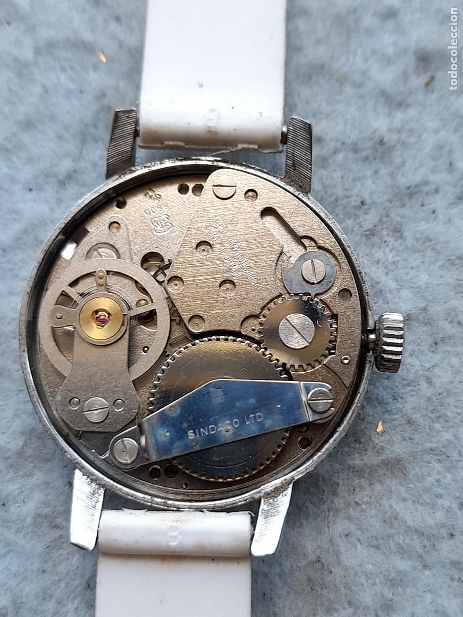 Relojes de pulsera: Reloj Marca Sindaco. Cl&aacute;sico de dama. - Foto 10