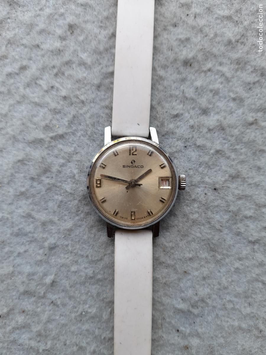 Relojes de pulsera: Reloj Marca Sindaco. Cl&aacute;sico de dama. - Foto 1