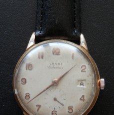 Relojes de pulsera: RELOJ PULSERA MARCA LANDI CALENDRIER, FUNCIONANDO. 38 MILÍMETROS