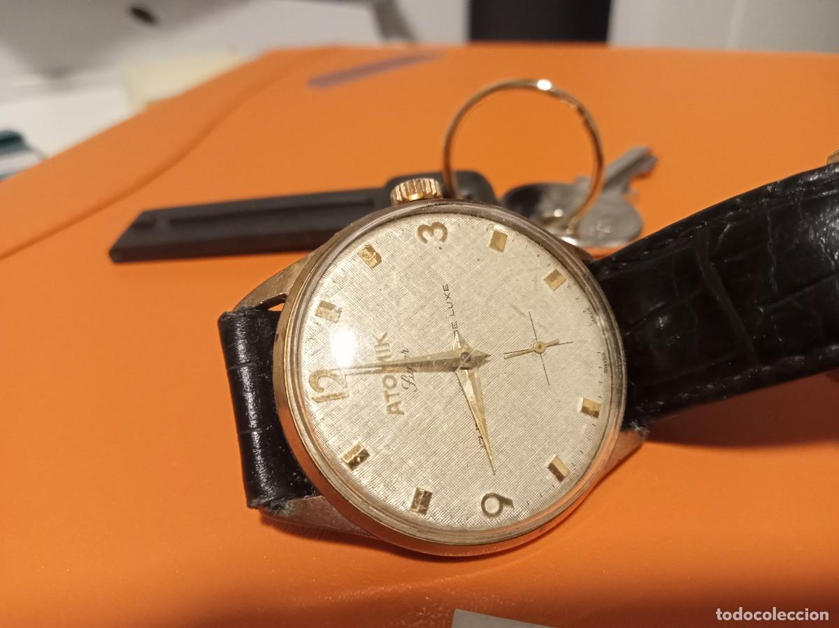 Relojes de pulsera: Reloj suizo de cuerda. - Foto 4