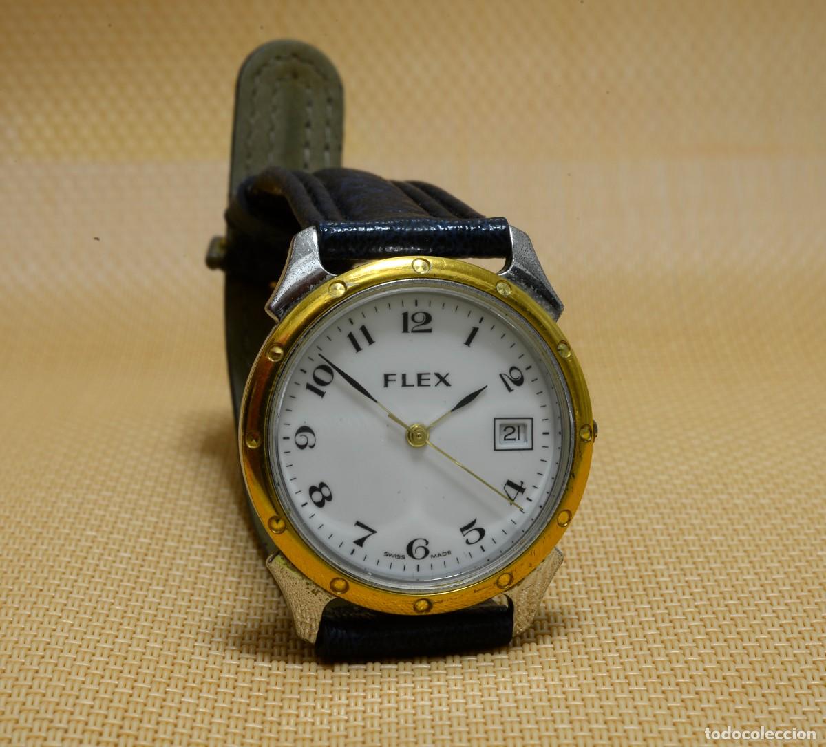 Relojes de pulsera: RELOJ DE PULSERA FLEX, SUIZO, CUARZO - Foto 1