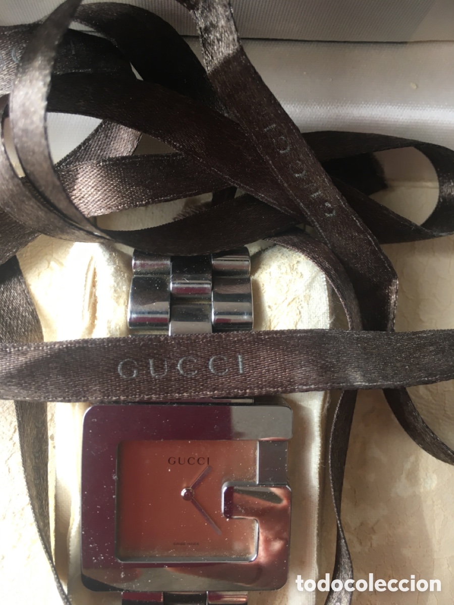 Relojes de pulsera: Reloj Gucci G &ldquo;frame &ldquo;. - Foto 3