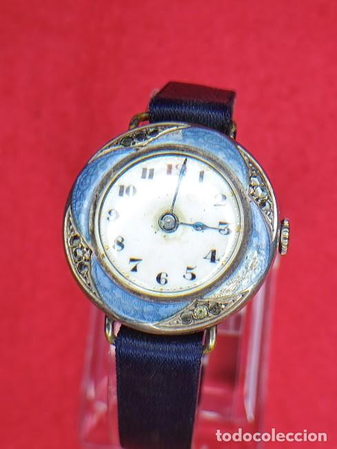 Relojes de pulsera: Primitivo reloj de pulsera suizo Hacia 1900 REF-1146 - Foto 1