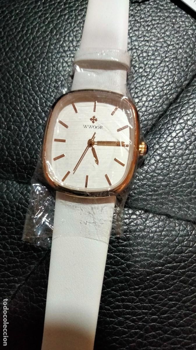 Relojes de pulsera: RELOJ DE MUJER MARCA WWOOR - Foto 4