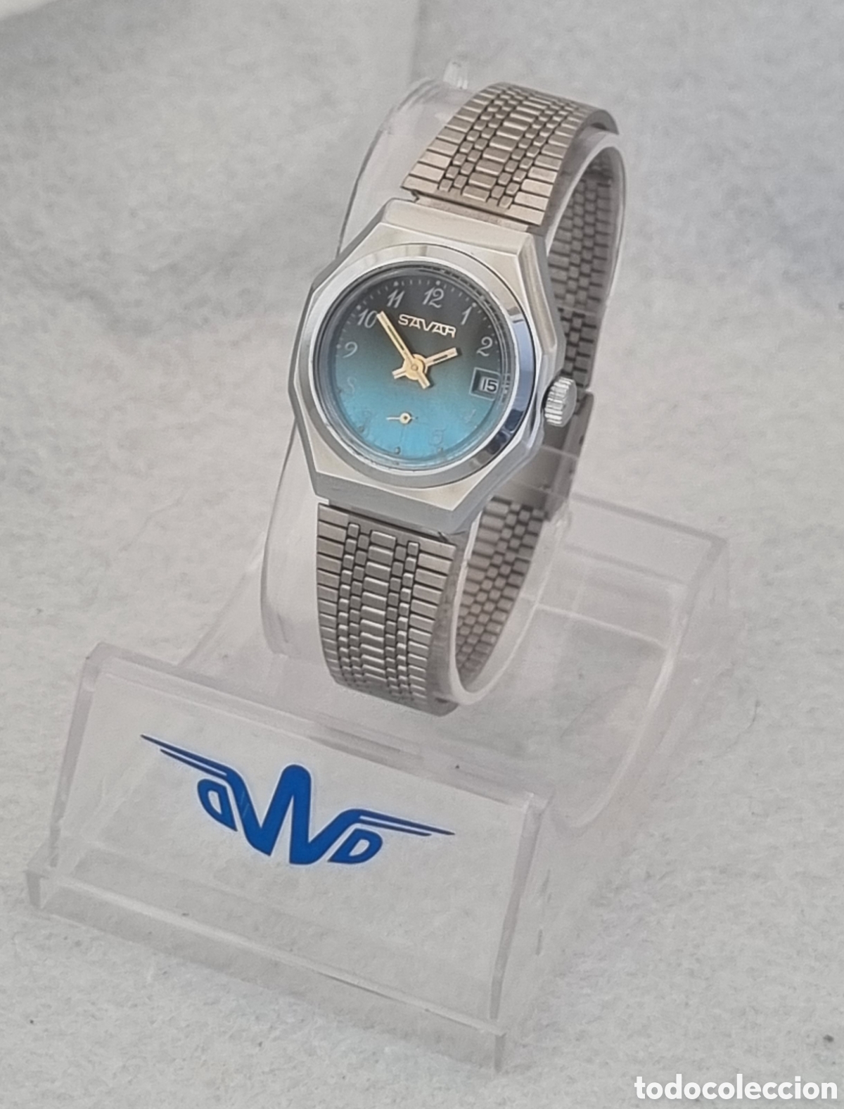 Relojes de pulsera: Reloj Savar mec&aacute;nico NOS - Foto 4