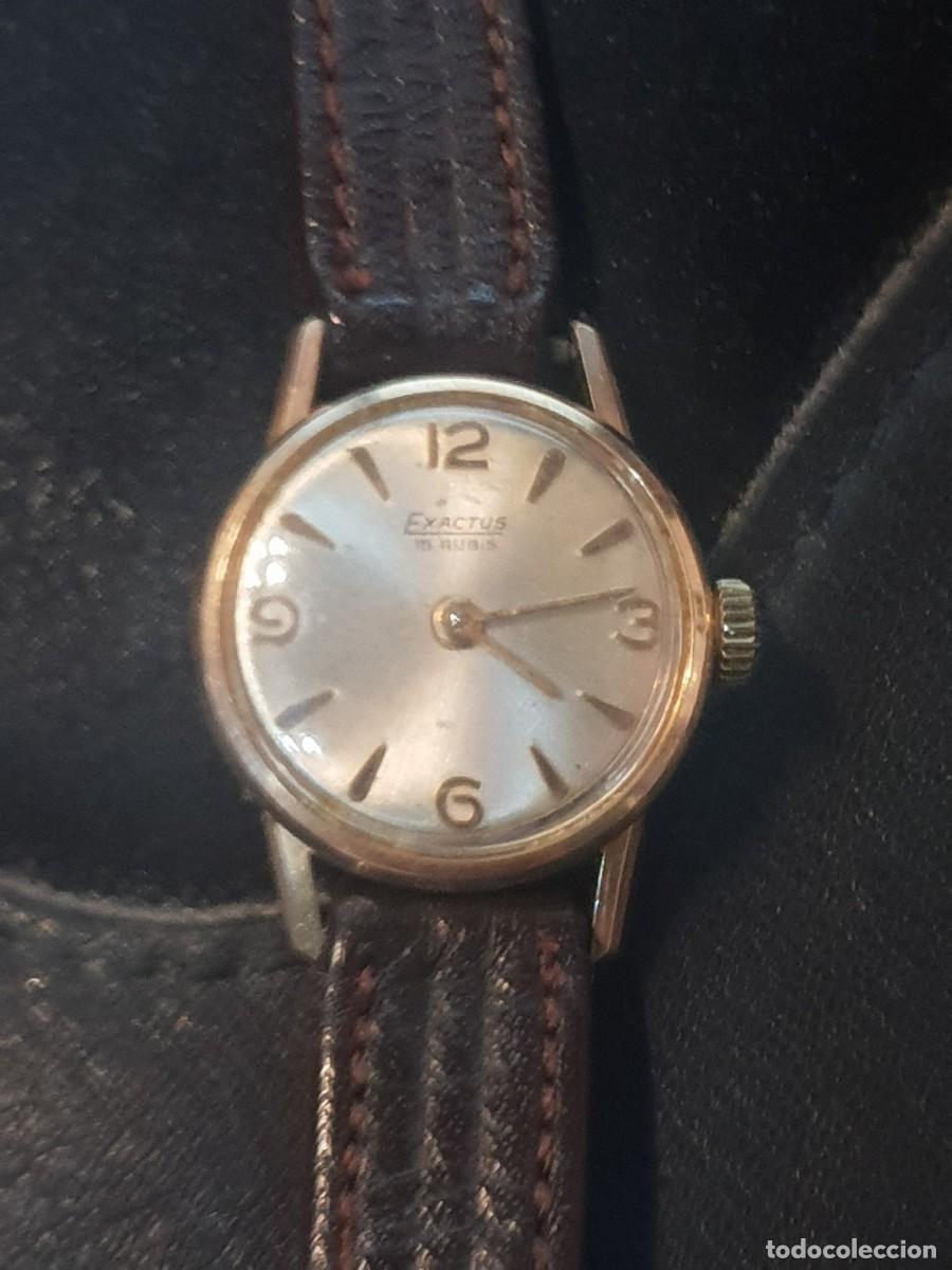 Relojes de pulsera: Reloj mujer exactus funcionando - Foto 1