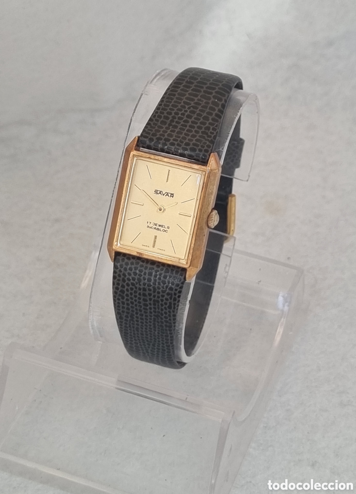 Relojes de pulsera: Reloj Savar mec&aacute;nico NOS - Foto 4