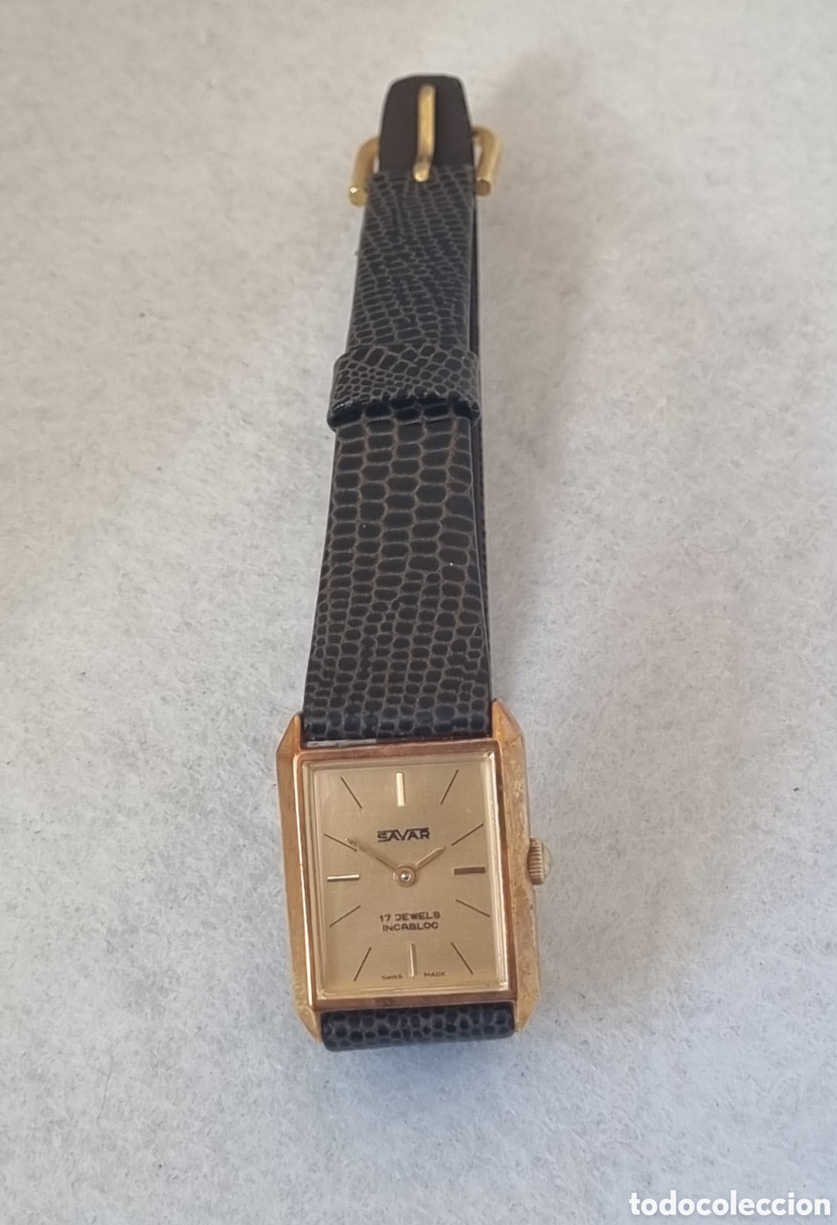 Relojes de pulsera: Reloj Savar mec&aacute;nico NOS - Foto 6