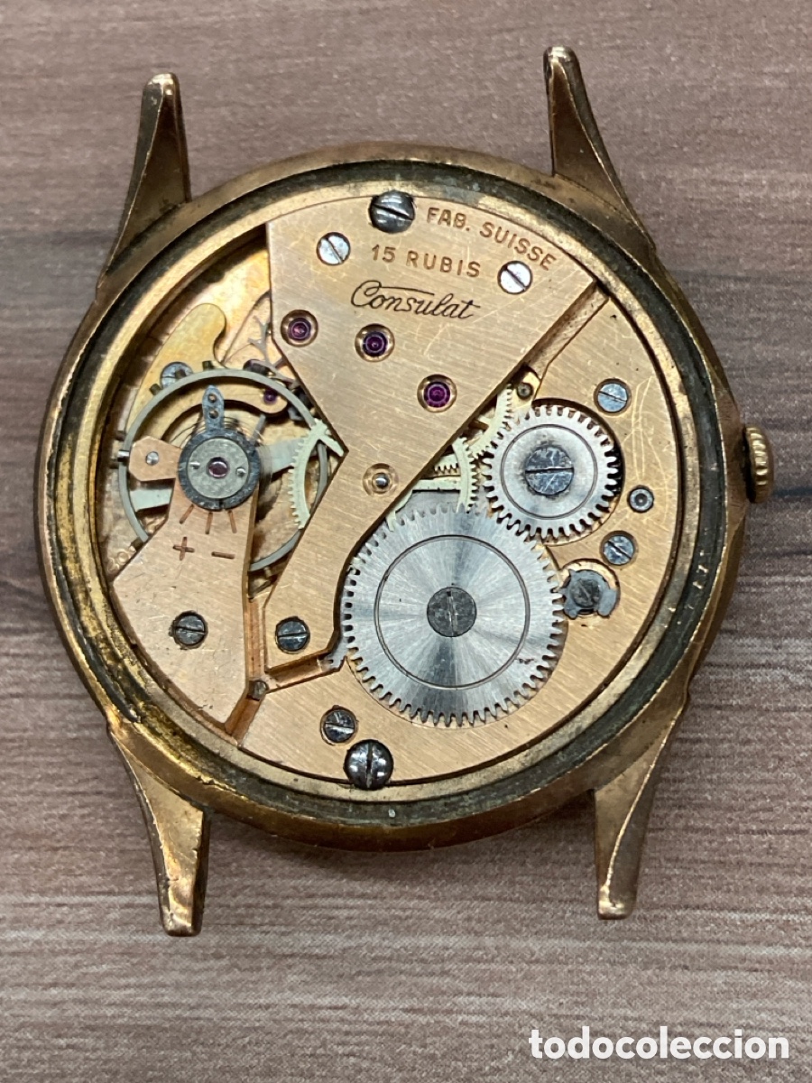 Relojes de pulsera: CONSULAT .17 rubis.Funciona - Foto 5