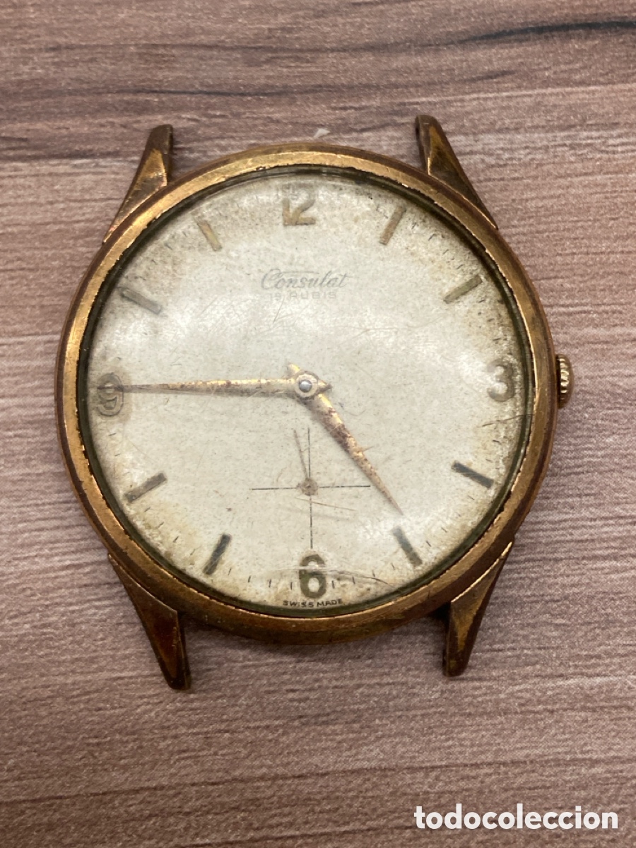 Relojes de pulsera: CONSULAT .17 rubis.Funciona - Foto 1