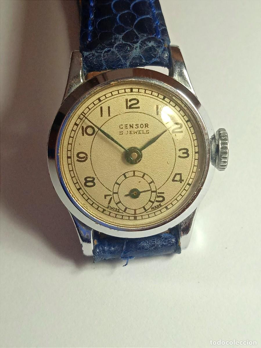 Relojes de pulsera: RELOJ MUJER CENSOR 5 RUBIS CARGA MANUAL.. - Foto 3