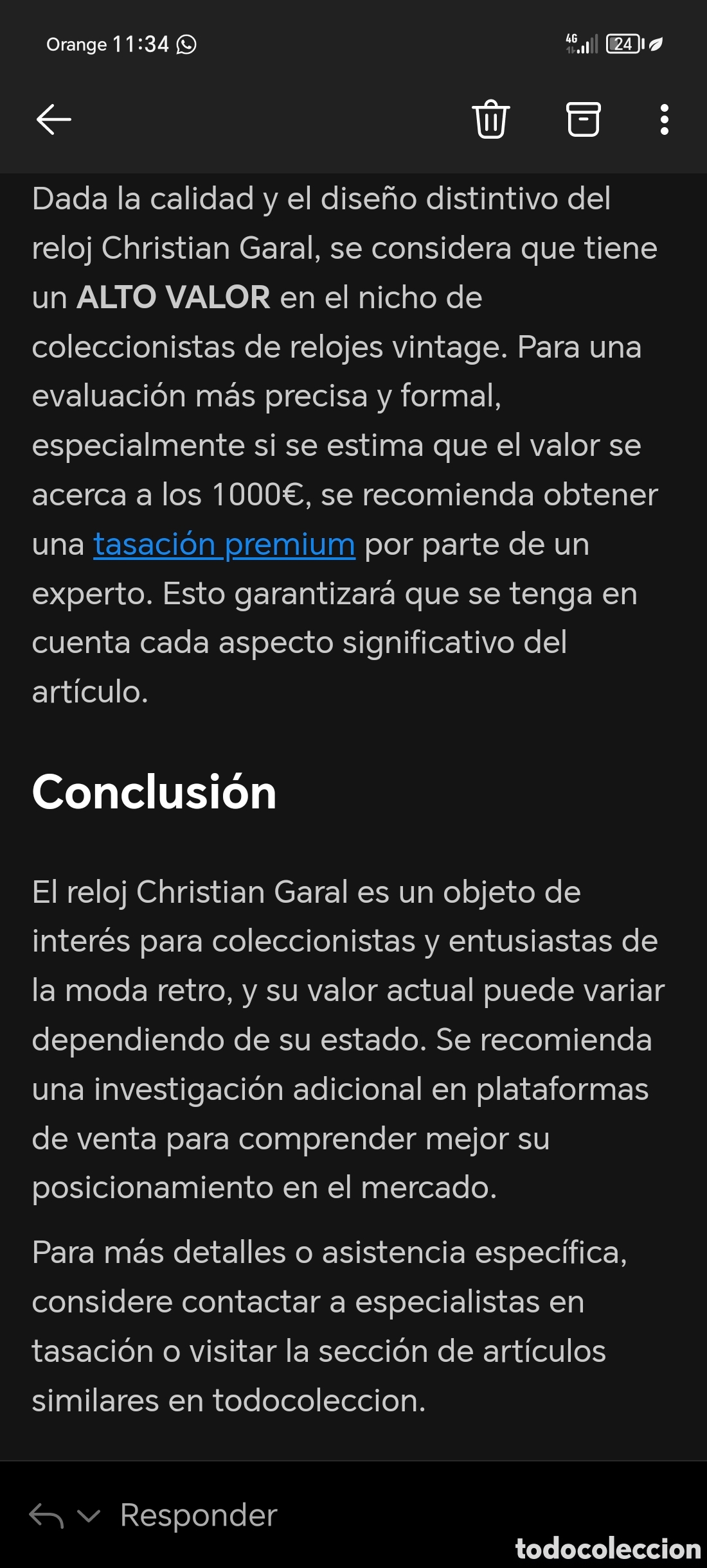 Relojes de pulsera: Reloj de Christian gar - Foto 5