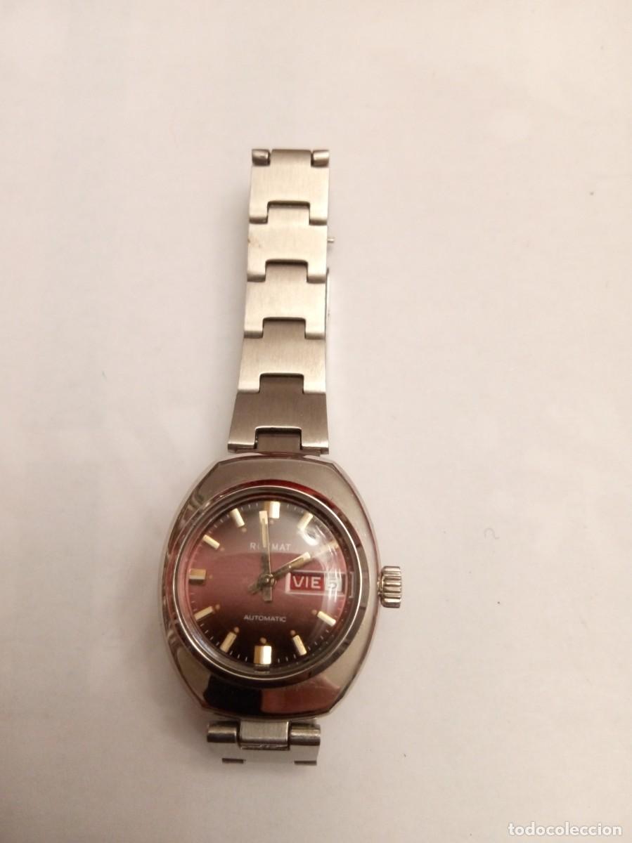 Relojes de pulsera: Reloj de pulsera Roymat esfera burdeos - Foto 1