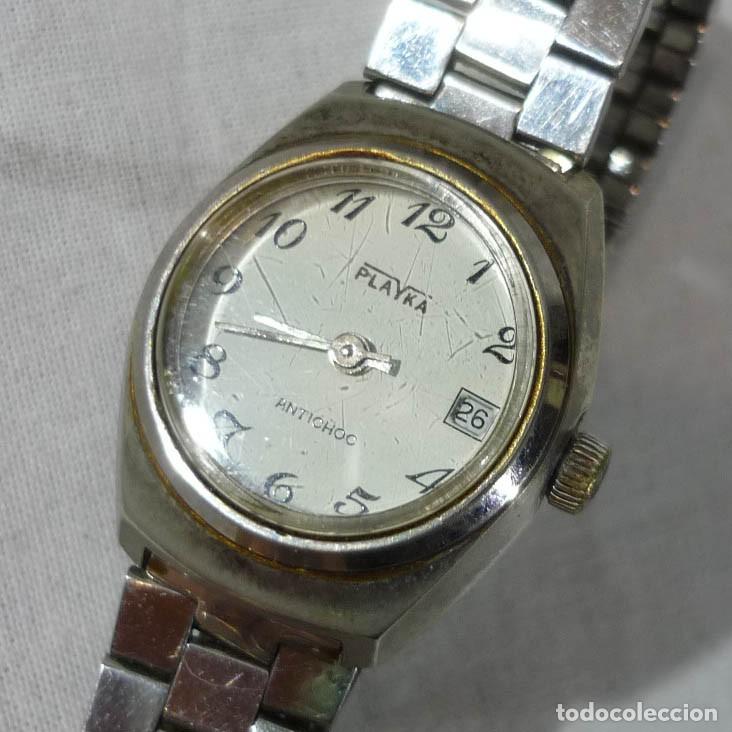 Relojes de pulsera: Reloj Playka de cuerda funcionando - Foto 1