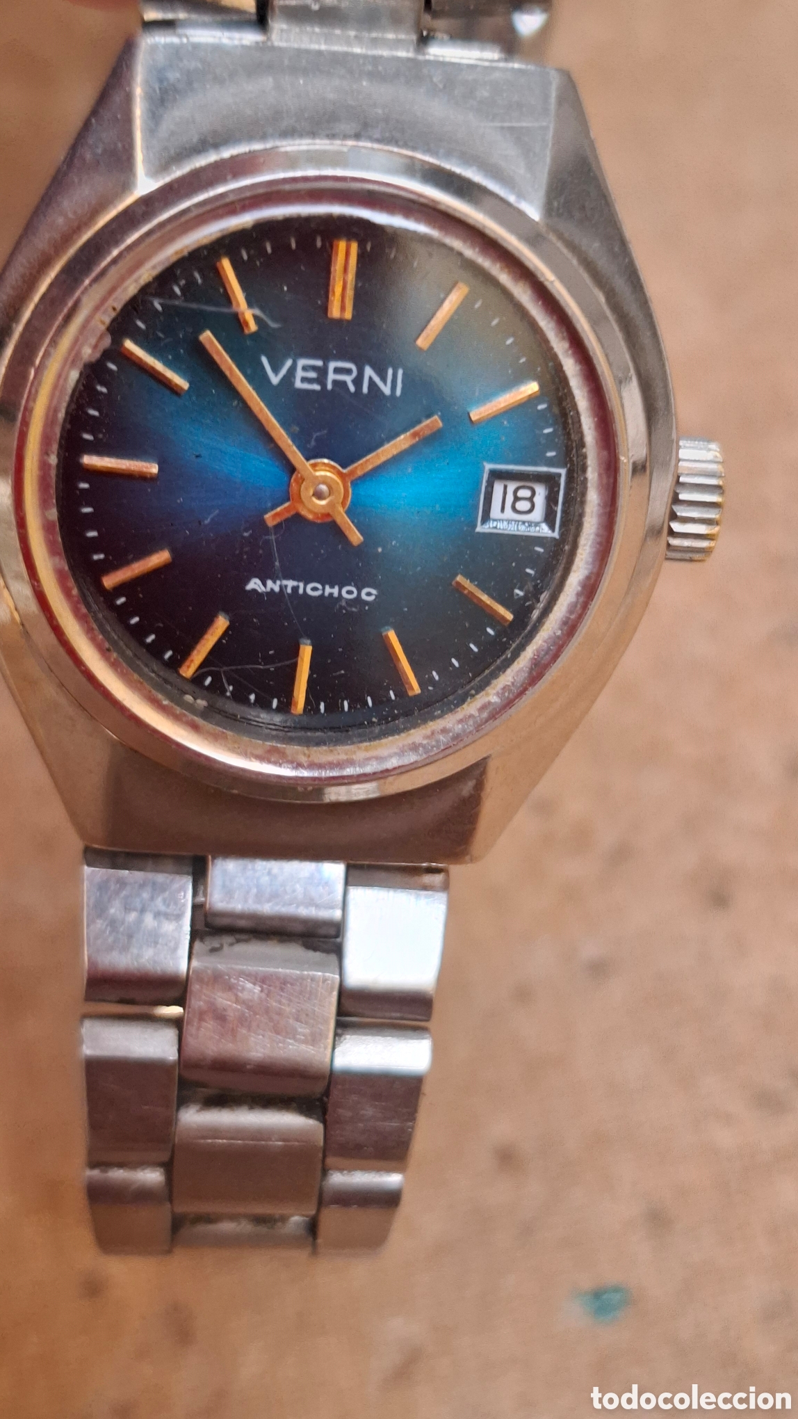 Relojes de pulsera: ANTIGUO RELOJ DE CUERDA - Foto 4