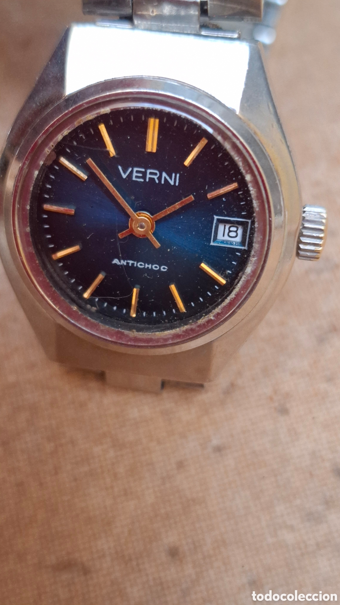 Relojes de pulsera: ANTIGUO RELOJ DE CUERDA - Foto 5