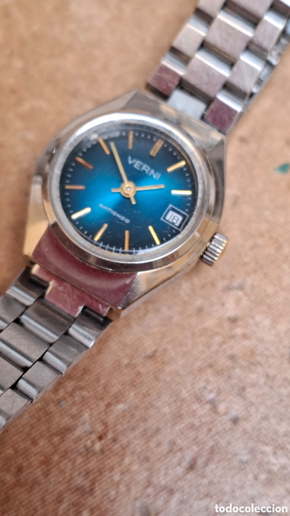 Relojes de pulsera: ANTIGUO RELOJ DE CUERDA - Foto 6
