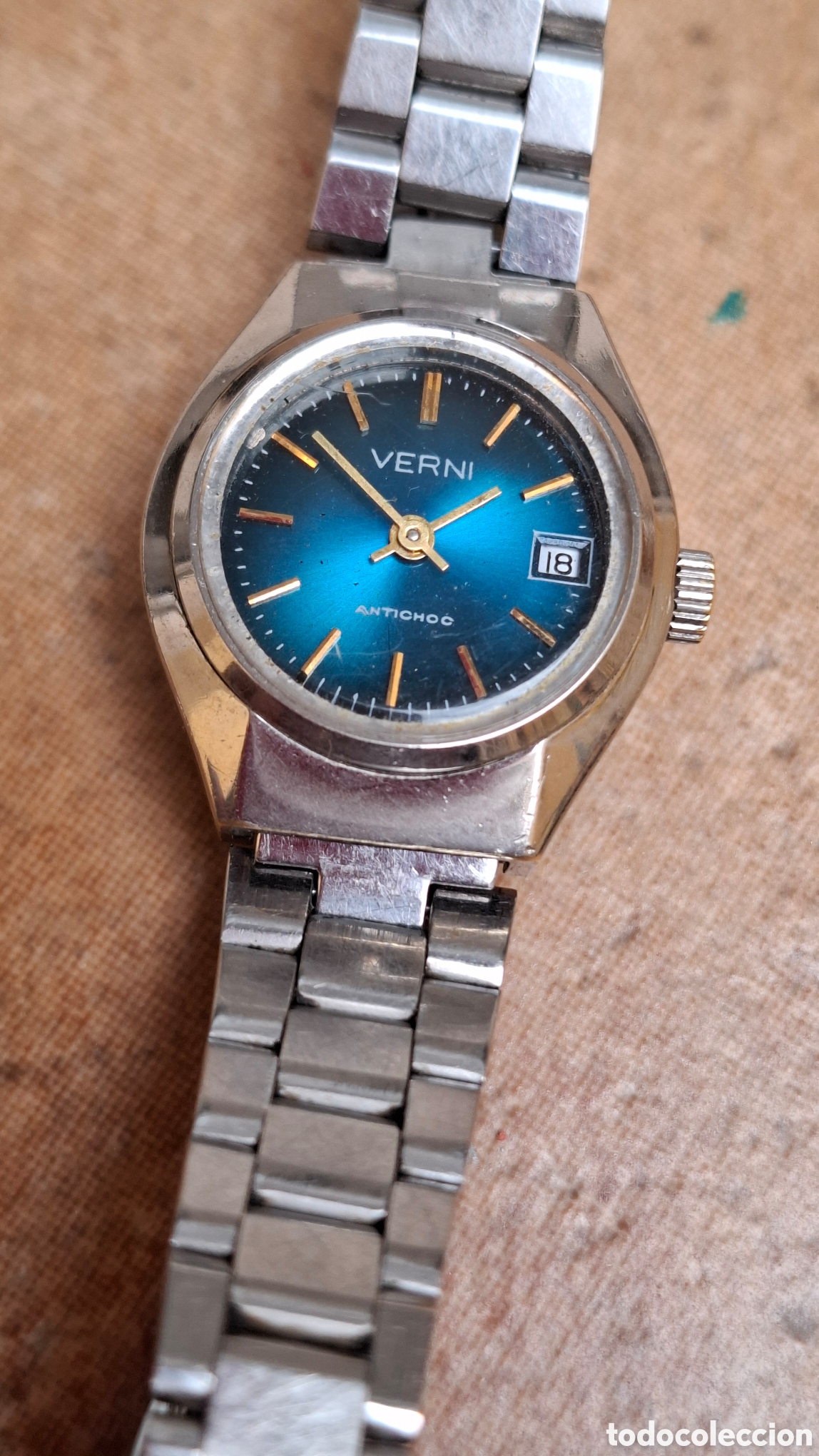 Relojes de pulsera: ANTIGUO RELOJ DE CUERDA - Foto 7