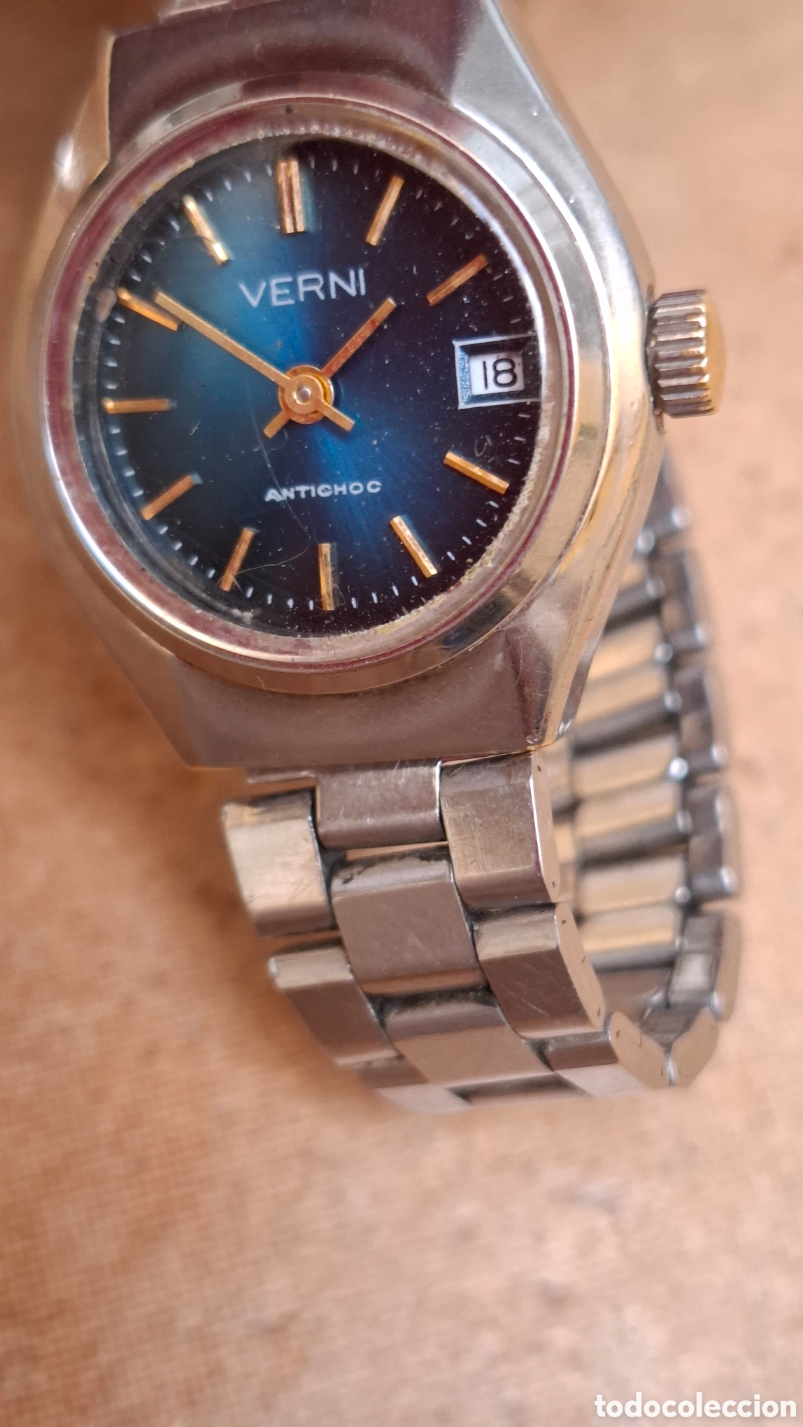 Relojes de pulsera: ANTIGUO RELOJ DE CUERDA - Foto 8