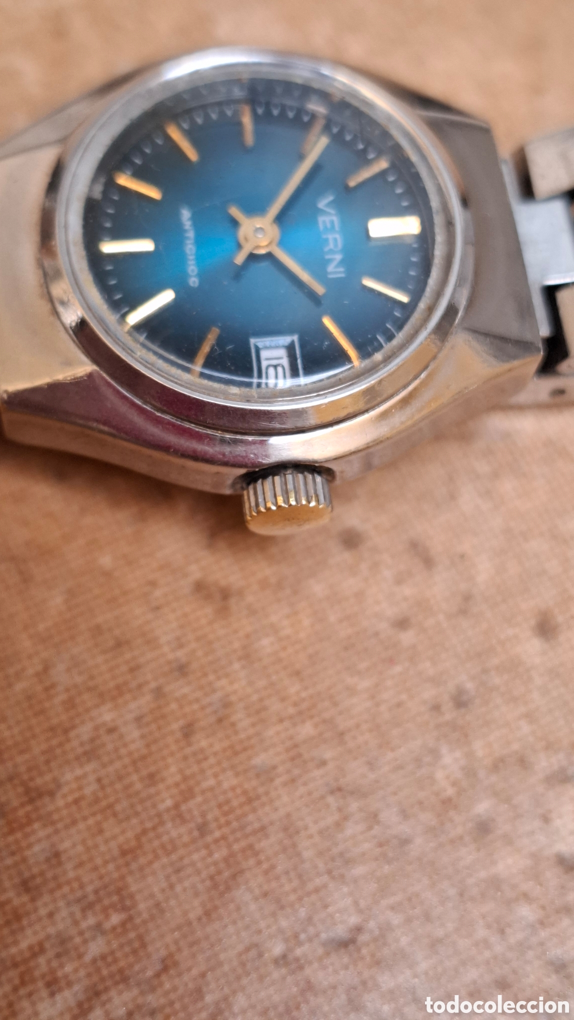 Relojes de pulsera: ANTIGUO RELOJ DE CUERDA - Foto 9