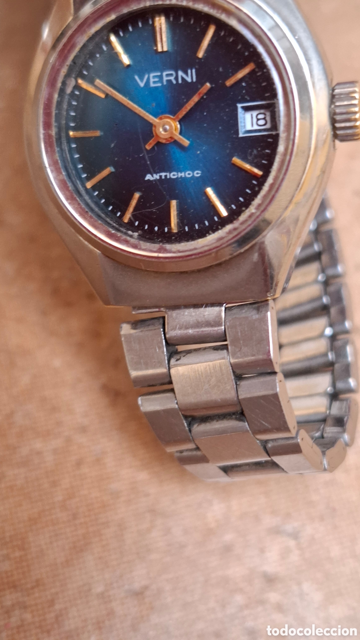 Relojes de pulsera: ANTIGUO RELOJ DE CUERDA - Foto 10