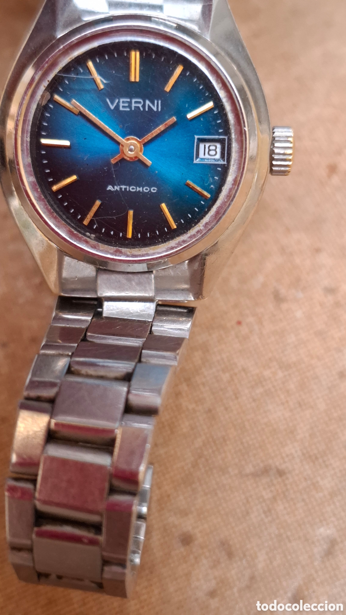 Relojes de pulsera: ANTIGUO RELOJ DE CUERDA - Foto 11