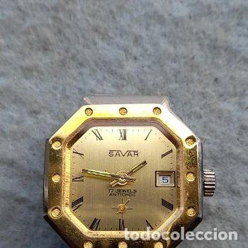 Relojes de pulsera: Reloj Marca Savar. Cl&aacute;sico de dama. Funcionando. - Foto 11